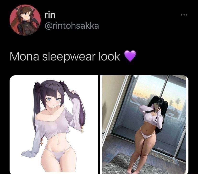 i rin rintohsakka Mona sleepwear look