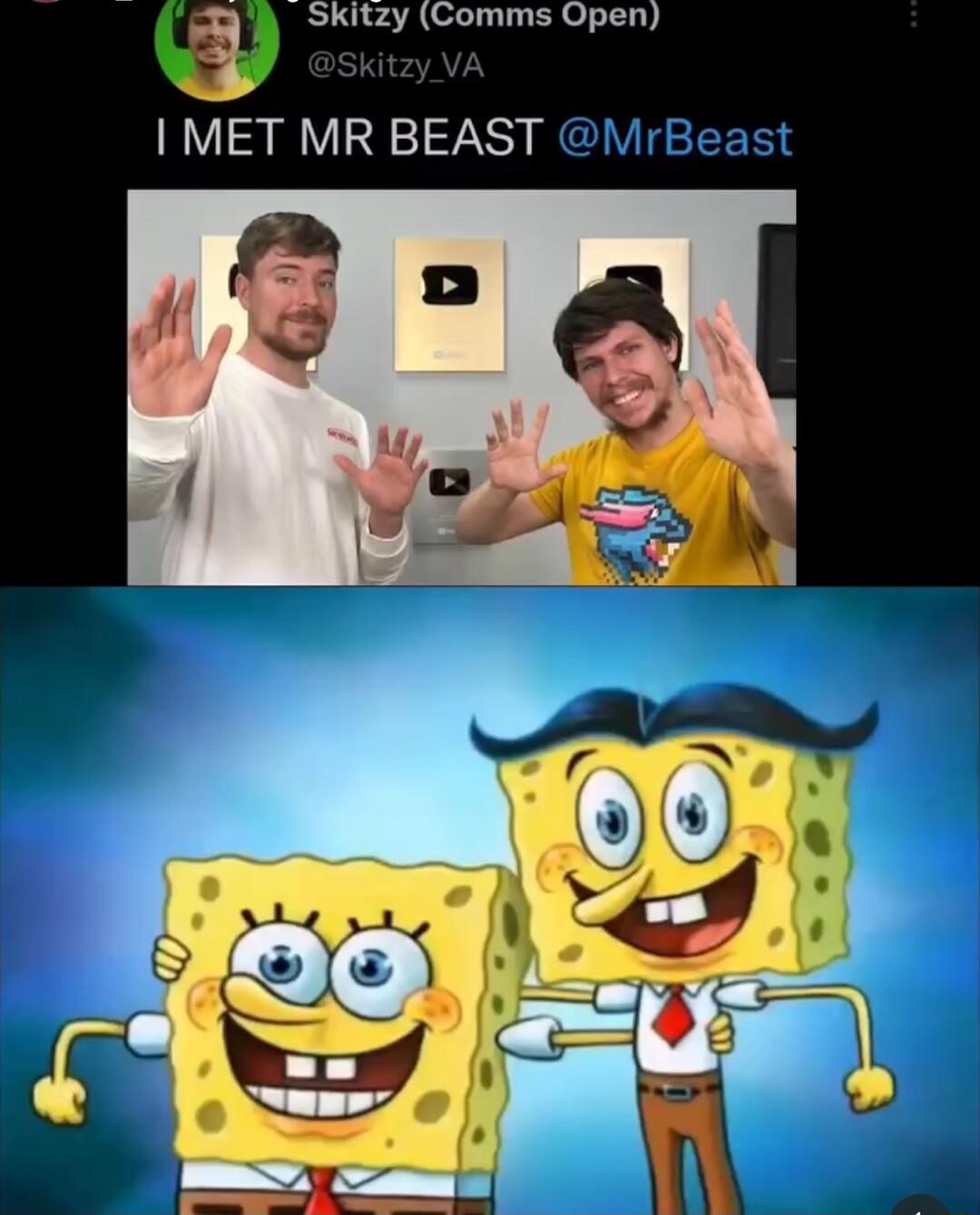 Skitzy Comms Open I MET MR BEAST MrBeast