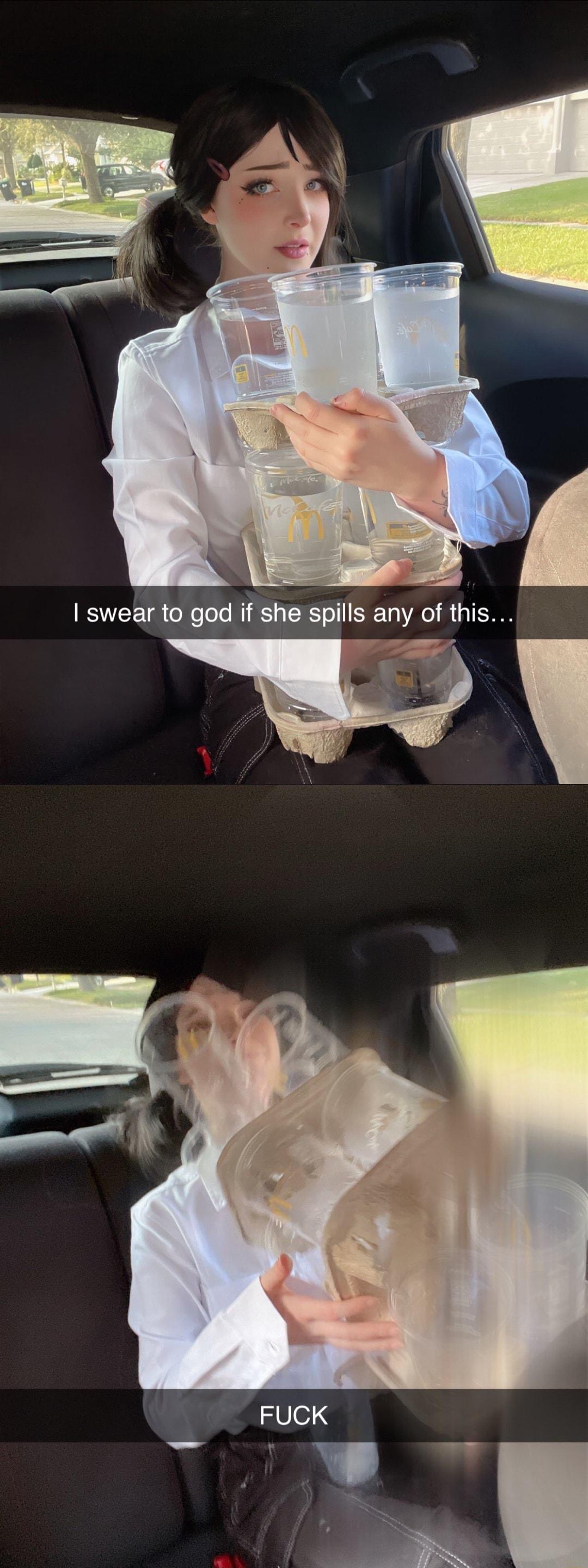I swear to god if she spills any of this