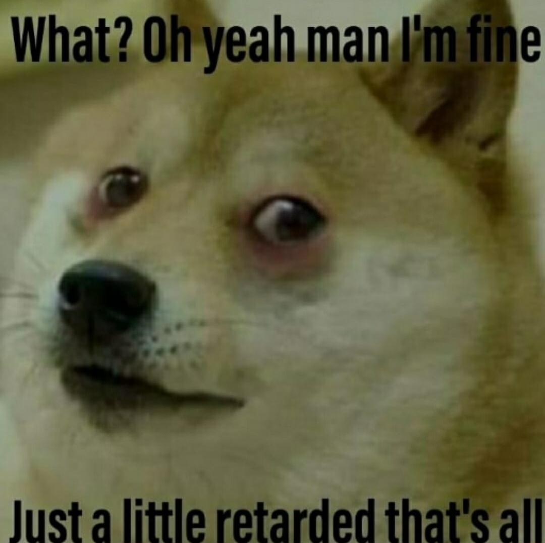 Just a little retarded th ali