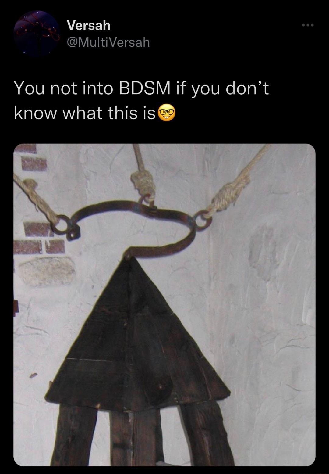 Versah G AEIEE You not into BDSM if you dont know what this is