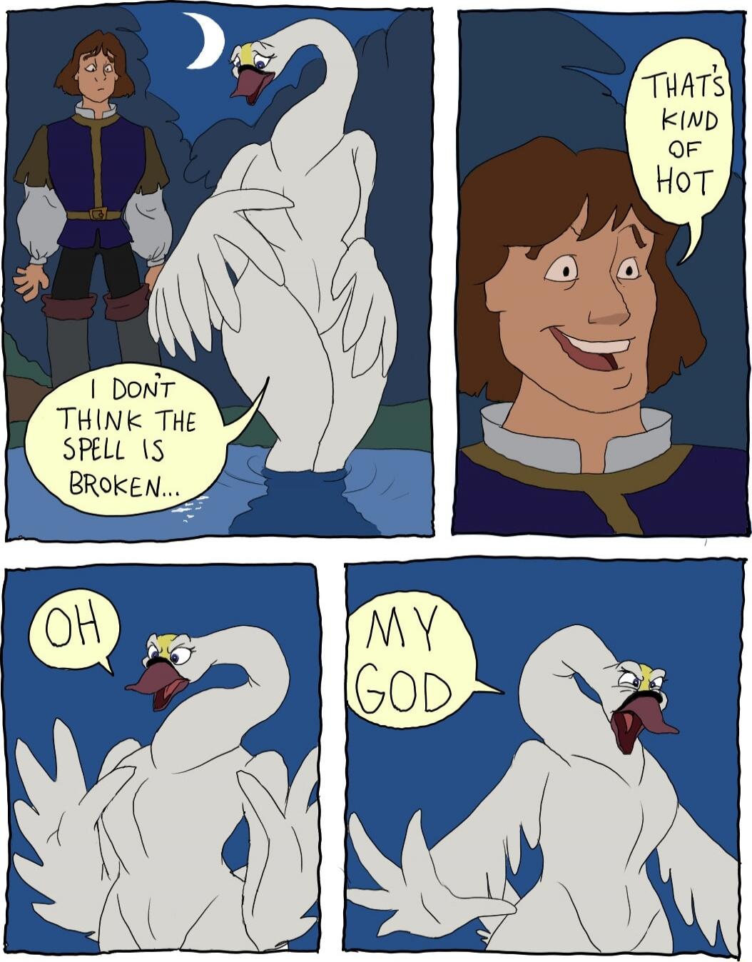 I don't think the spell is broken…
That's kind of hot
OH
MY GOD