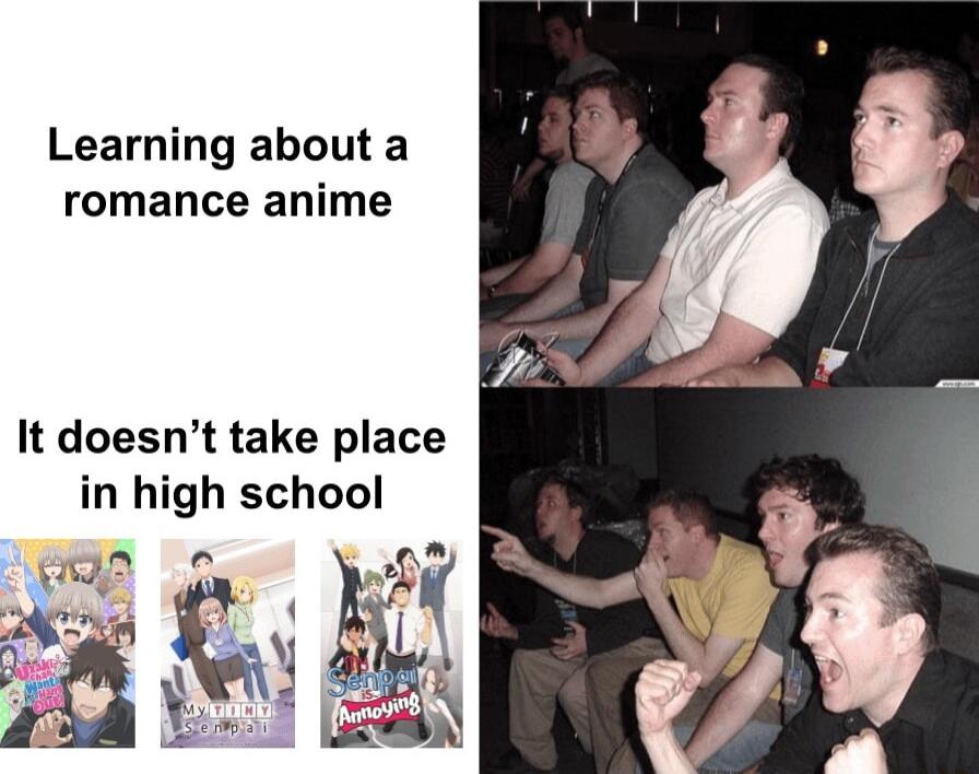 Learning about a romance anime It doesnt take place in high school