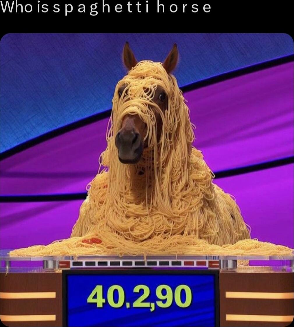 Whoisspaghetti horse