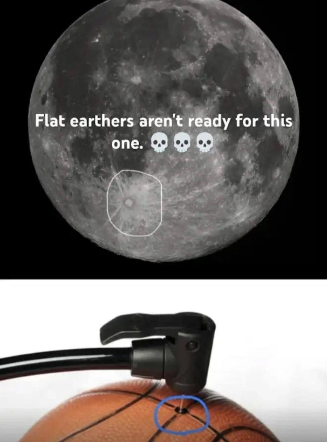Flat earthers aren't ready for this one. 💀💀💀