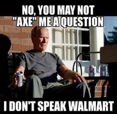 NO, YOU MAY NOT 