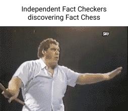 Independent Fact Checkers discovering Fact Chess