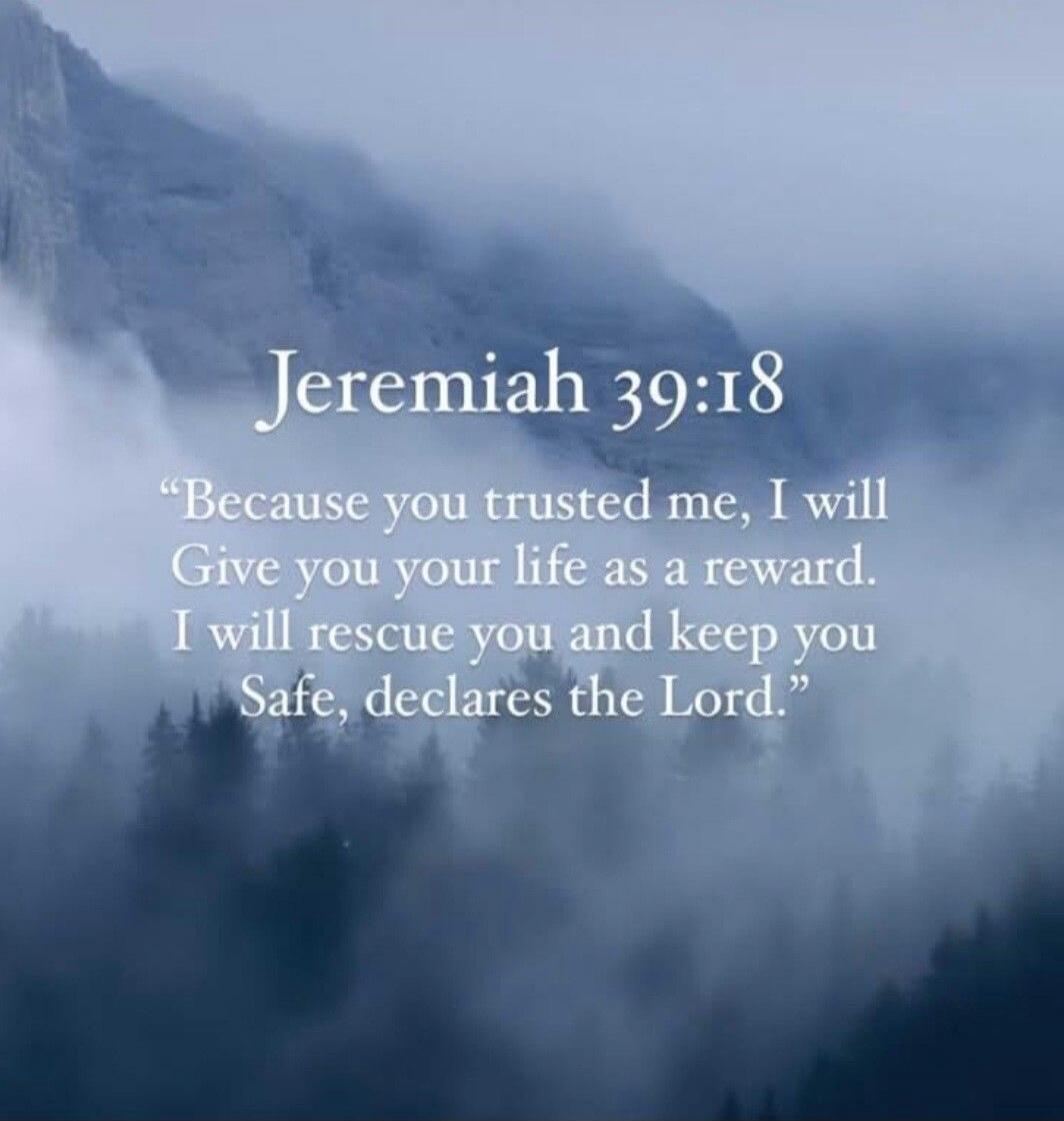 Jeremiah 39:18 \