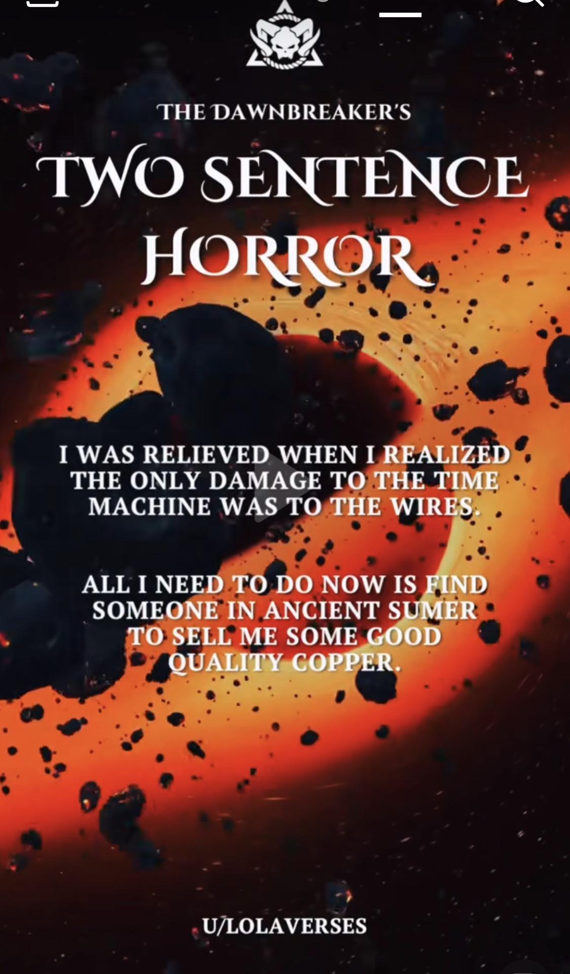 THE DAWNBREAKERS TWO SENTENGE L7 0 WA 85 0