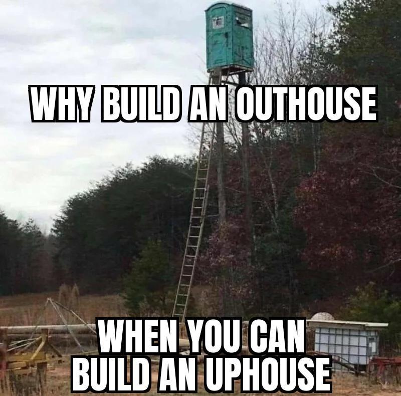 way U W WHYBUILDAN UUTHOUSE vi