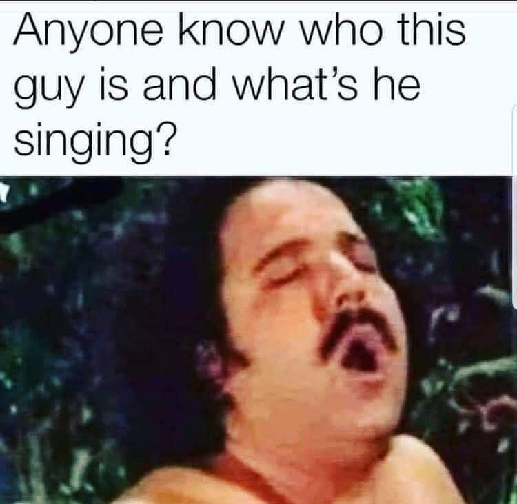 Anyone know who this guy is and whats he singing