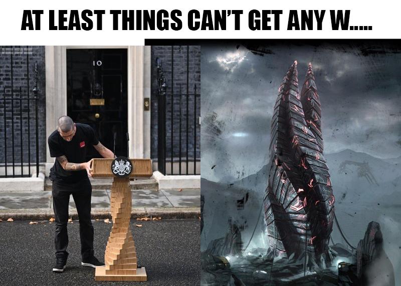AT LEAST THINGS CANT GET ANY W