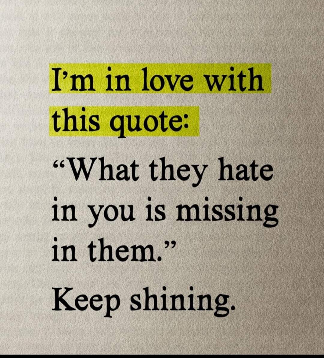 I'm in love with this quote: 