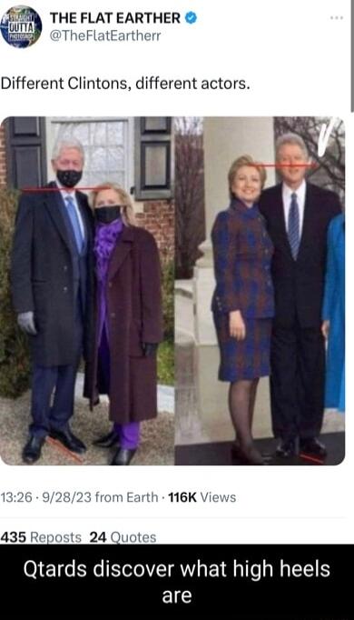 Qtards discover what high heels EIC