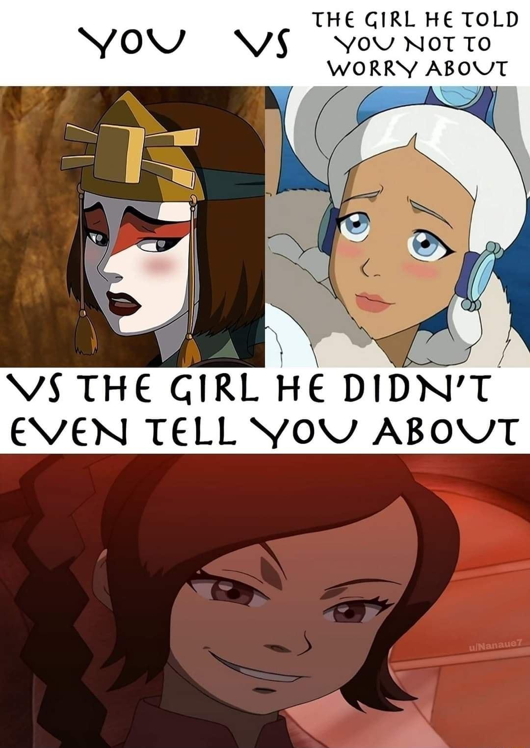 THE GIRL HE TOLD YoV NoT 10 WORRY ABOVT 4 VS THE GIRL HE DIDNT EVEN TELL YO ABOVUT