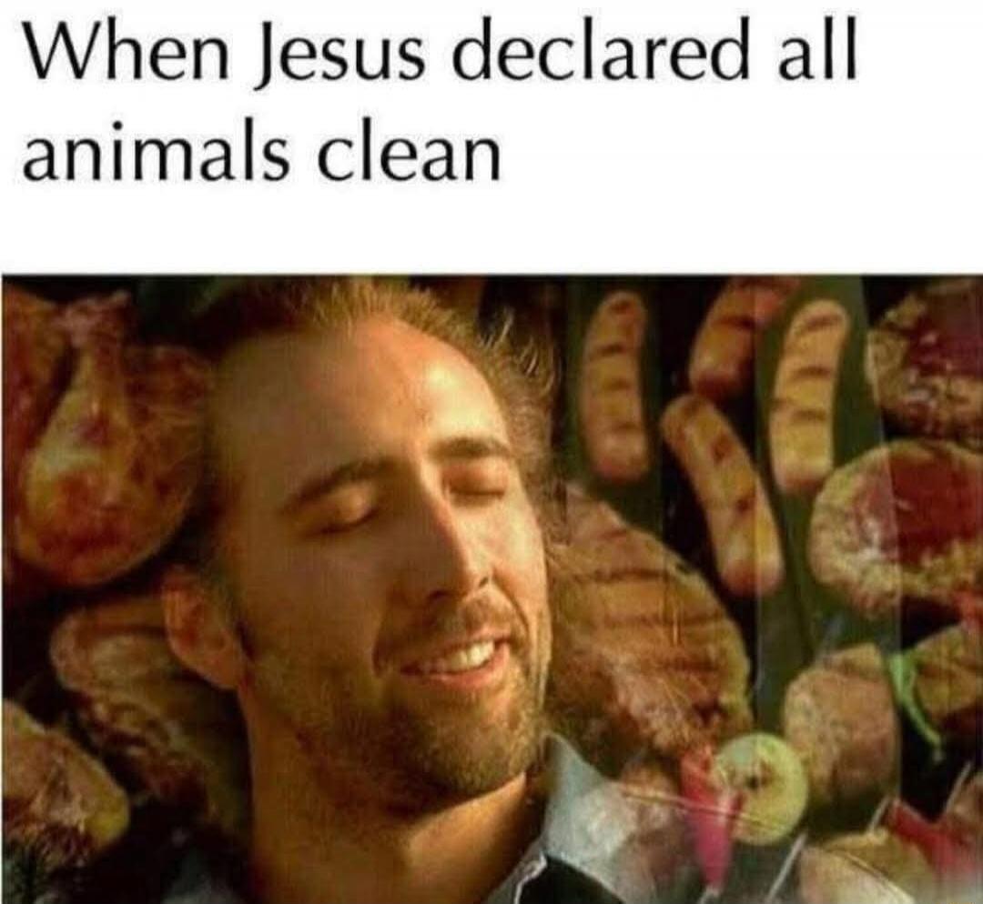 When Jesus declared all animals clean