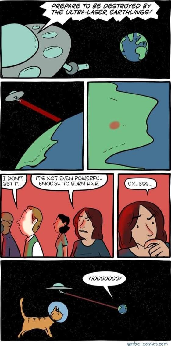 PREPARE TO BE DESTROYED Y THE ULTRA LASER EARTHLINGS