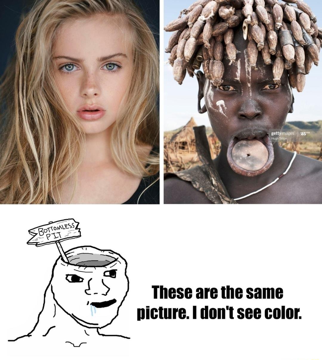 These are the same picture dont see color