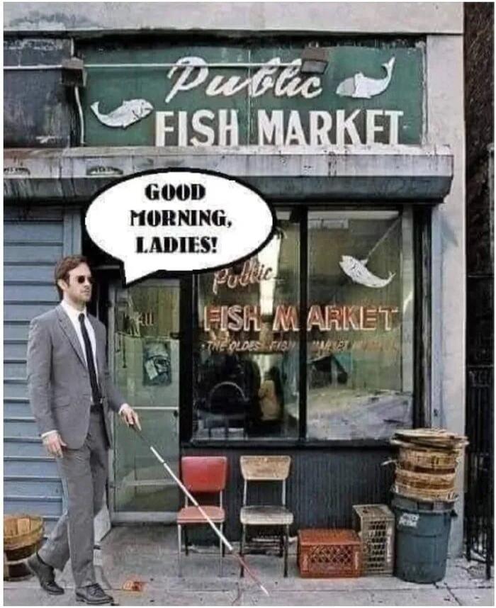 Public Fish Market
GOOD MORNING, LADIES!