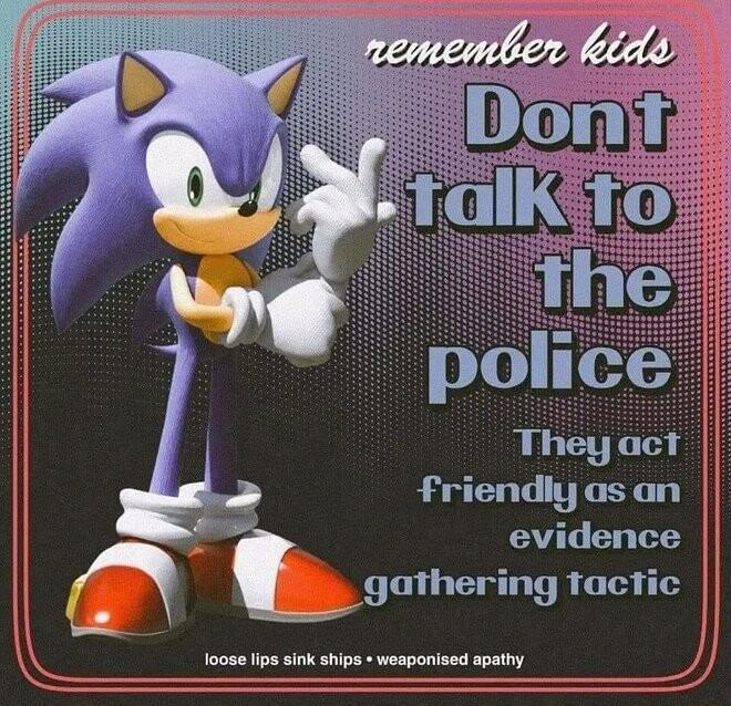 friendly as an evidence gathering tactic Ioose ips sink ships weaponised apathy J