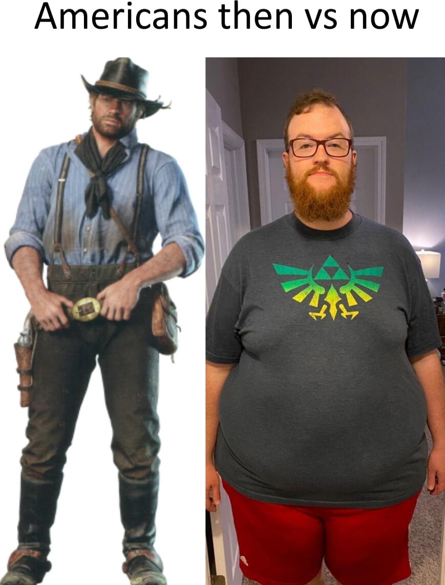 Americans then vs now