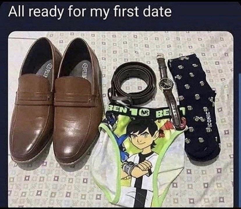 All ready for my first date