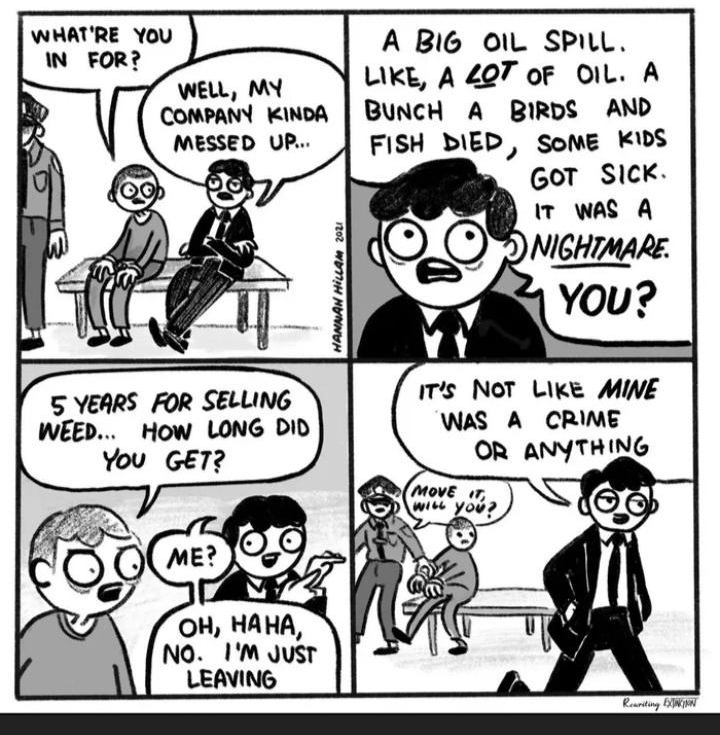 aTelalalela1aleTay WHATRR You A BI6 oL SPILL WELL MY LIKE A 07 oF OiL A compaNY KINDA BUNCH A BIRDS AND S YEARS FOR SELLING ITs NoT Like MINVE G DId WAS A CRIME WEED How LON Tl