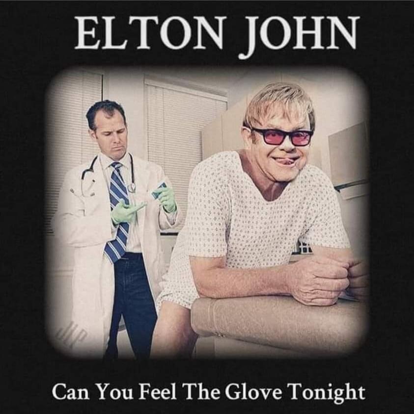 ELTON JOHN
Can You Feel The Glove Tonight