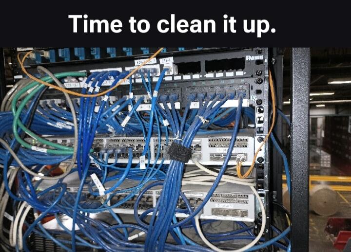 Time to clean it up.