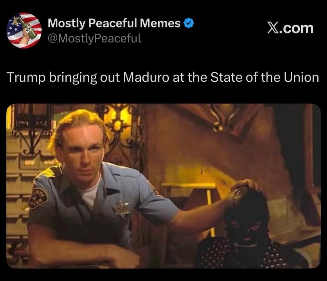 Trump bringing out Maduro at the State of the Union