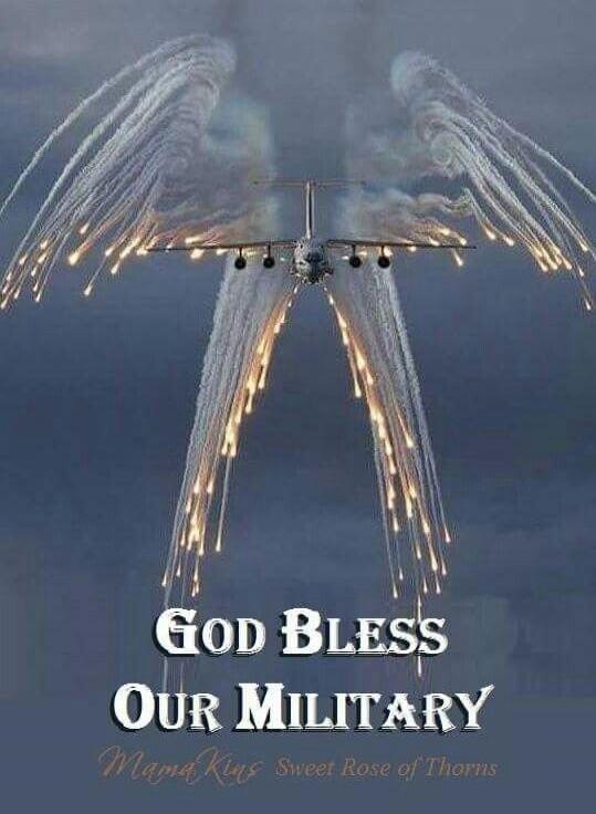 GOD BLESS OUR MILITARY Mama Kins Sweet Rose of Thorns