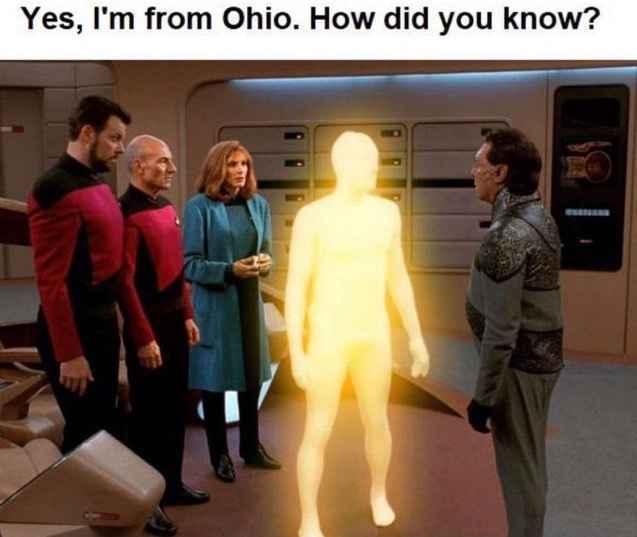 Yes Im from Ohio How did you know 4 A B i