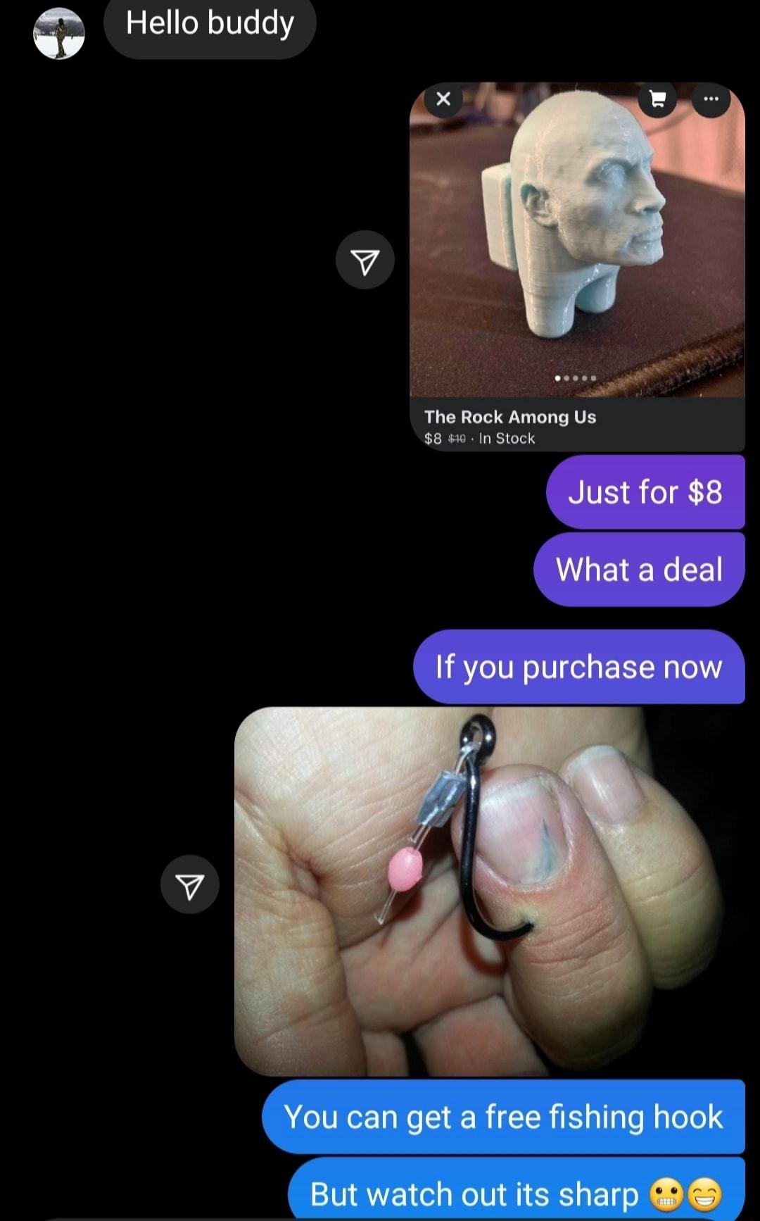 Hello buddy The Rock Among Us 8 10 In Stock NV 8 o 1 UAETETCEET I you purchase now