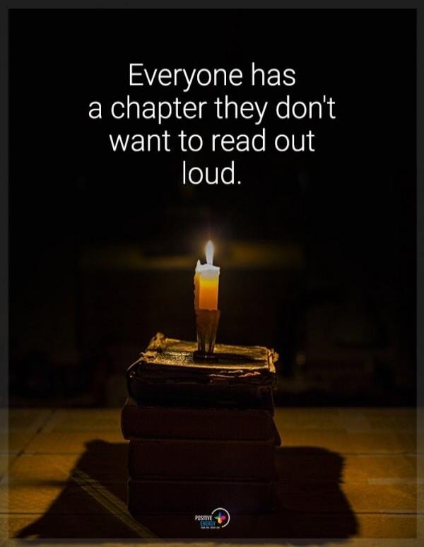 Everyone has a chapter they don't want to read out loud.