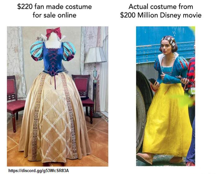 220 fan made costume Actual costume from for sale online 200 Million Disney movie hitpadidiscordgggSIWe SREIA