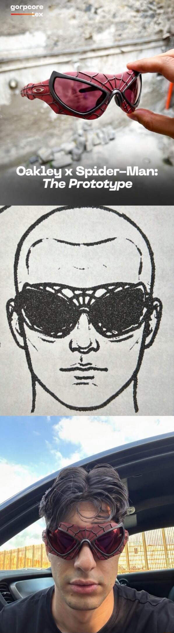 gorpcore .ex Oakley x Spider-Man: The Prototype