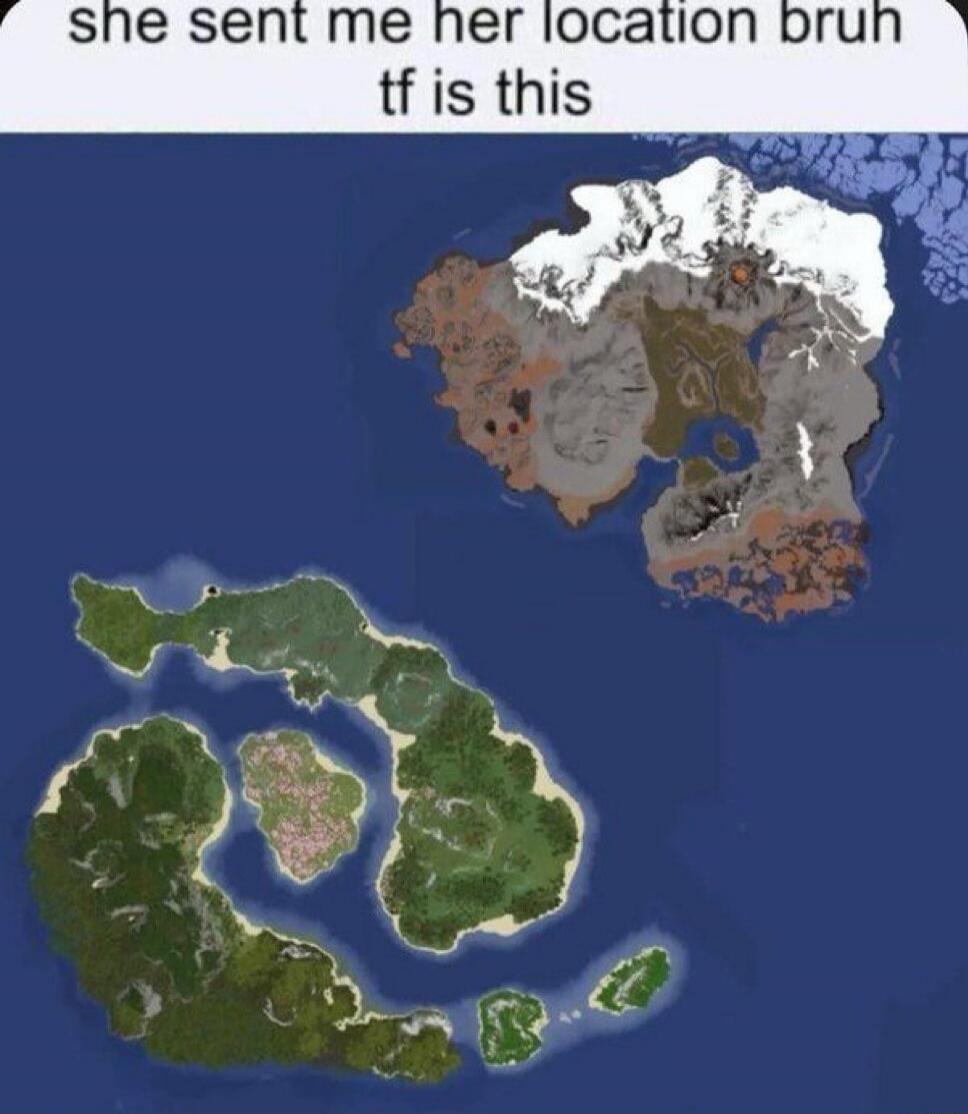 she sent me her location bruh tf is this