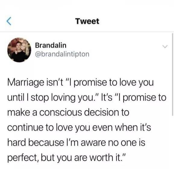 Marriage isn't 