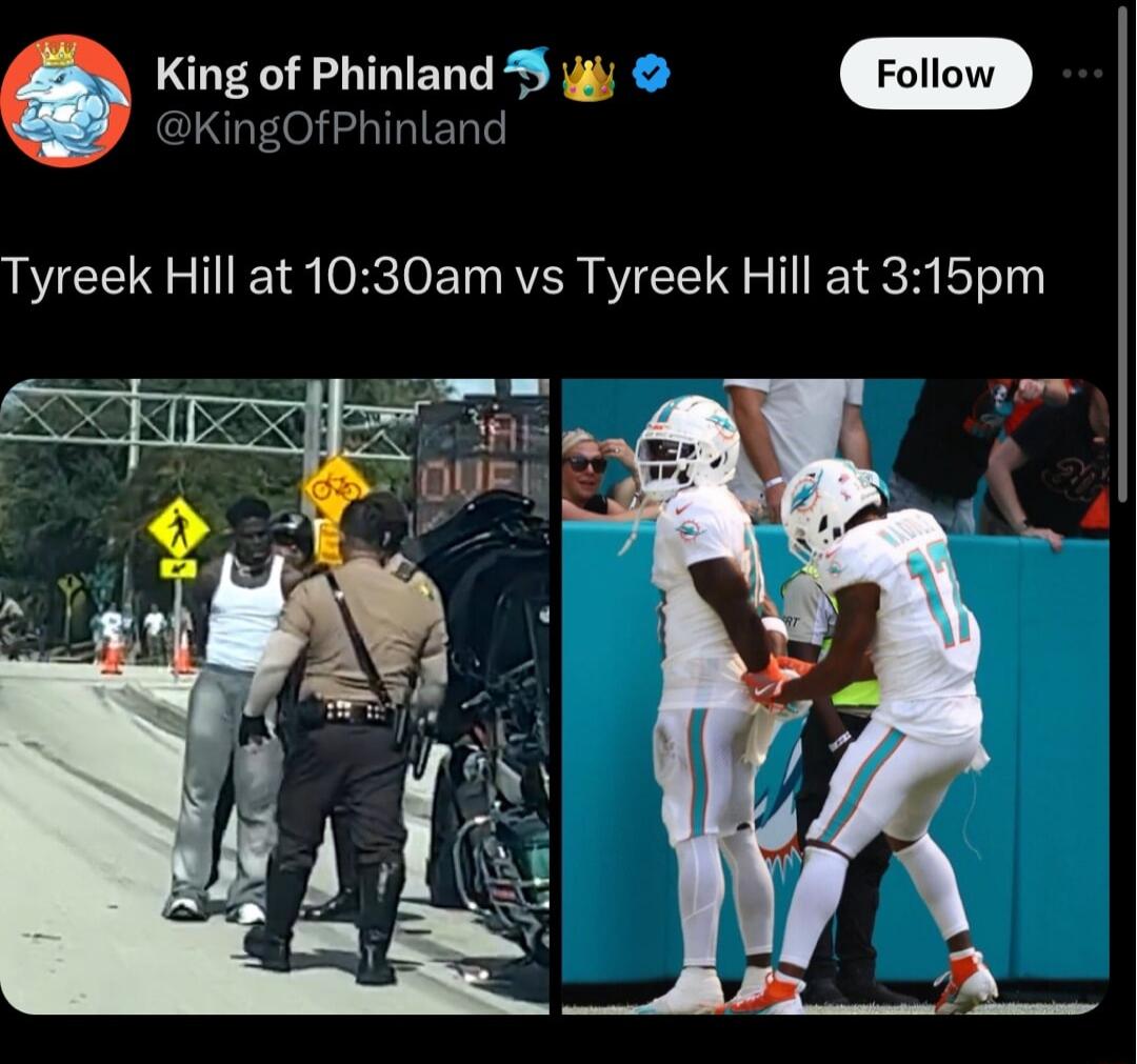 KingOfPhinland Q King of Phinland 3 Tyreek Hill at 1030am vs Tyreek Hill at 315pm