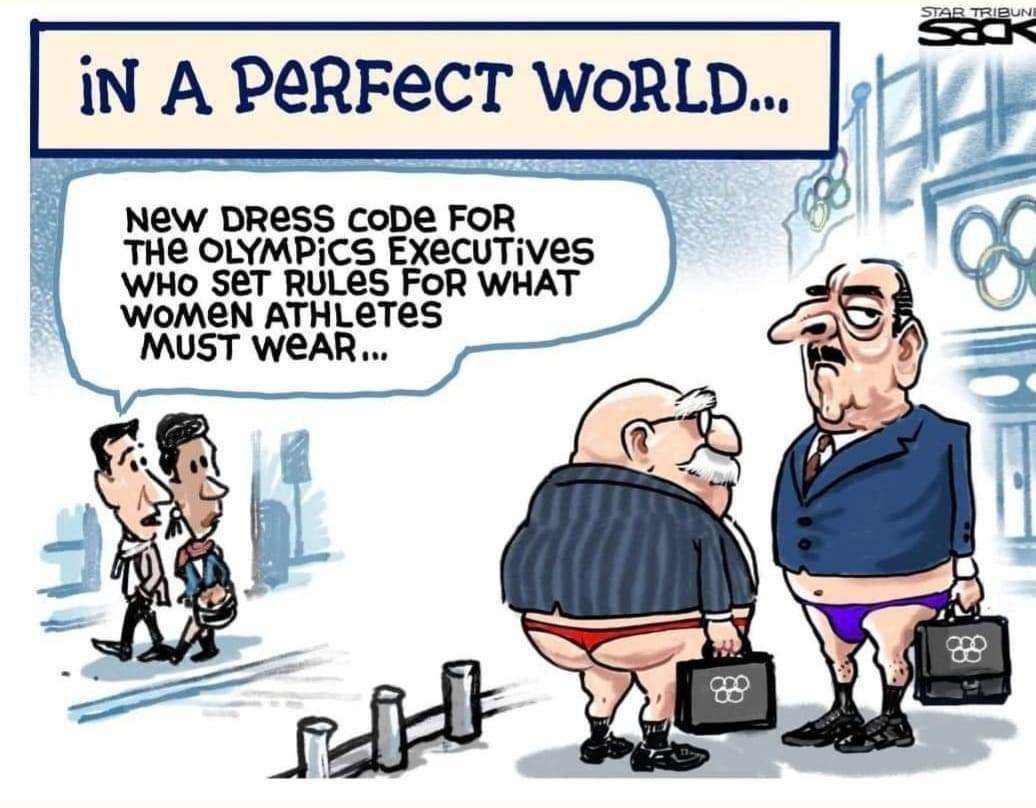 New DResS coDe FOR THEe OLYMPiCS EXecuTives WHO SET RULES FOR WHAT WOMEN ATHLeTesS MUST WeAR