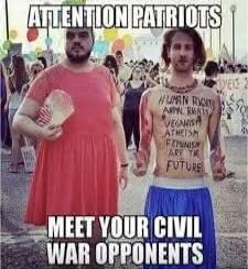 ATTENTION PATRIOTS MEET YOUR CIVIL WAR OPPONENTS