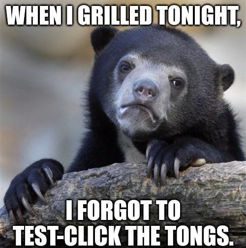 IIIIIiIIT III TEST CLICK THE TONGS