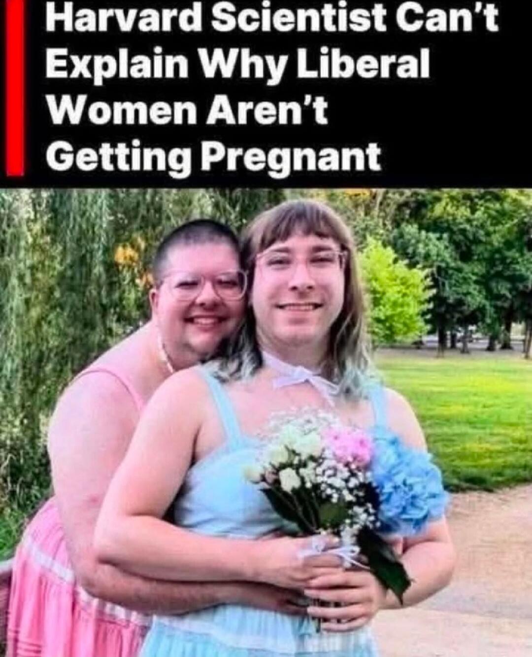 Harvard Scientist Can't Explain Why Liberal Women Aren't Getting Pregnant