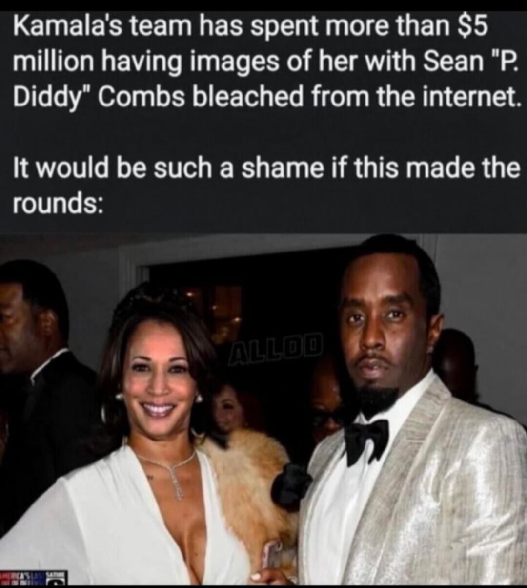 Kamala's team has spent more than $5 million having images of her with Sean 