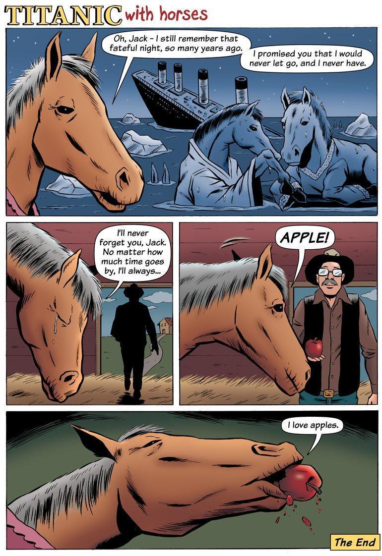 TIICARNTIIC with horses T promised you that would ncve et go and nver have