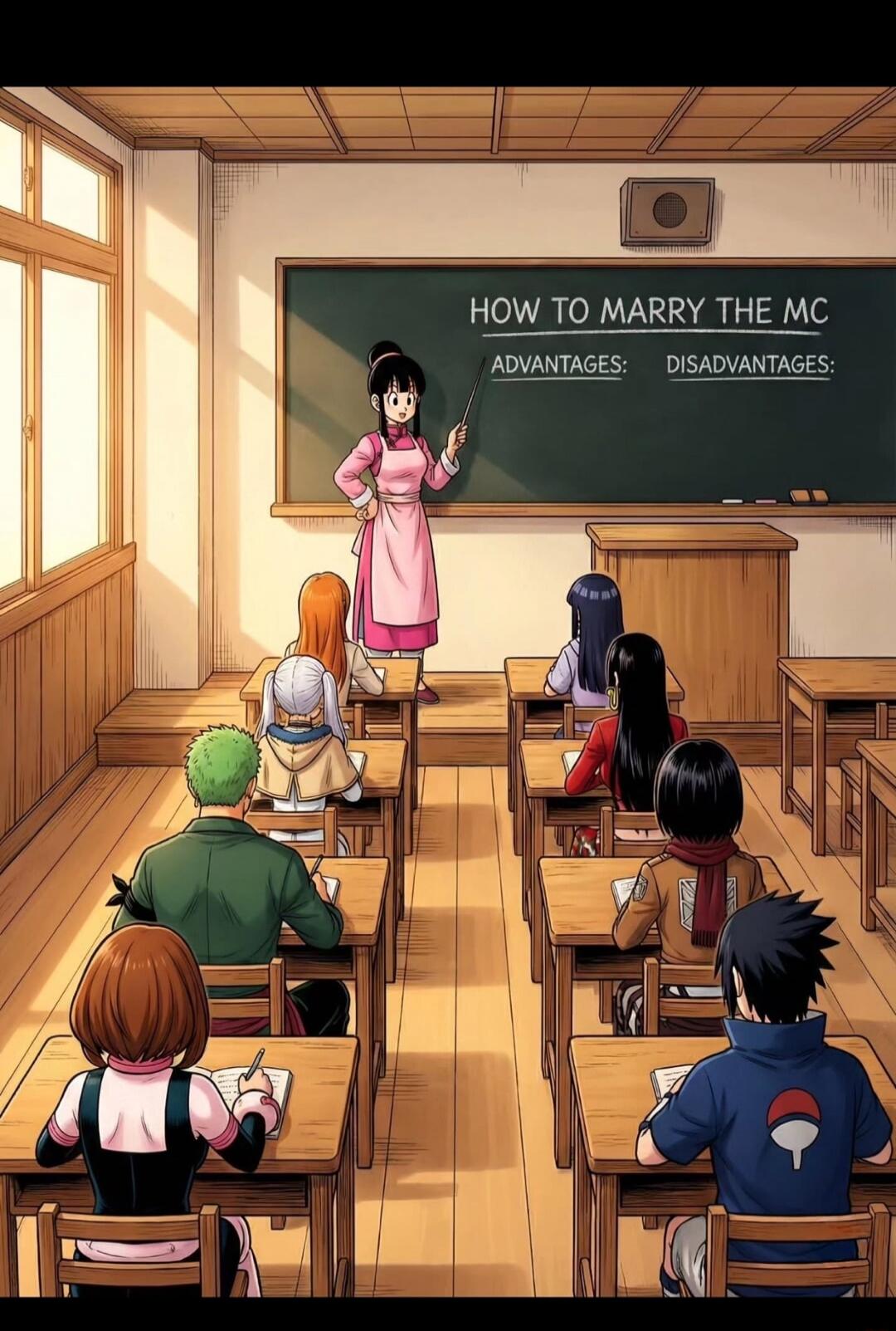 HOW TO MARRY THE MC
ADVANTAGES: DISADVANTAGES: