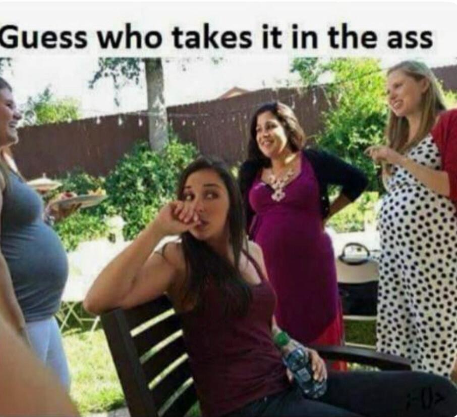 Guess who takes it in the ass