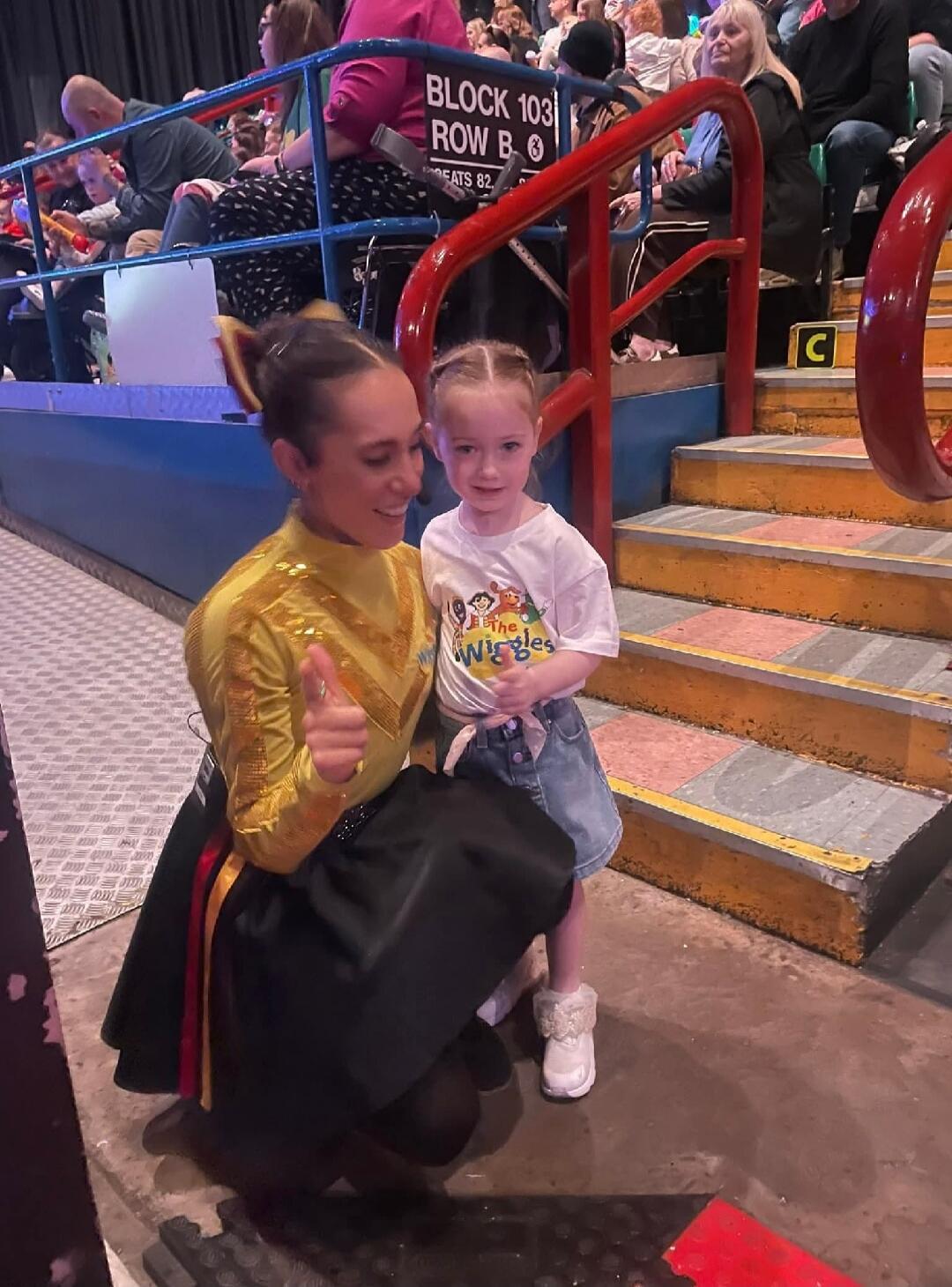 BLOCK 103 ROW B SEATS 82. The Wiggles.