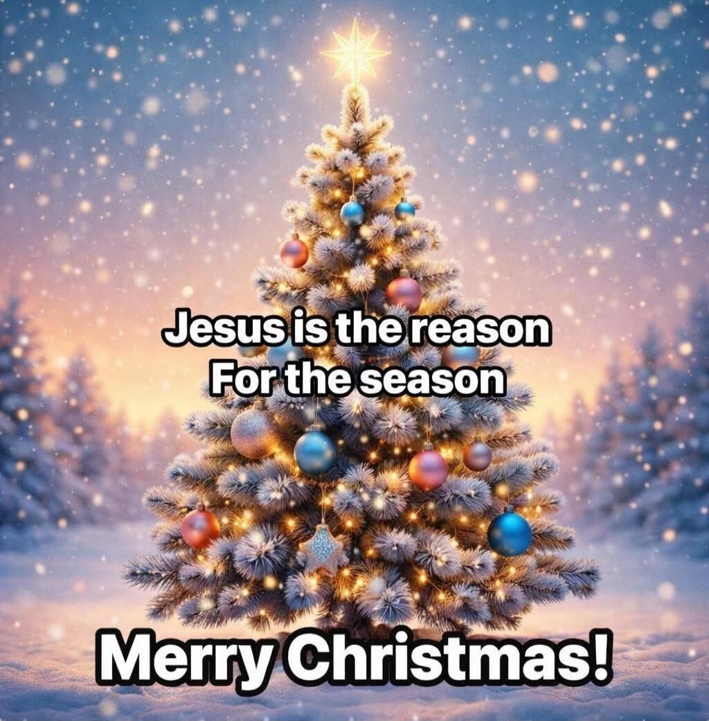 Jesus is the reason For the season Merry Christmas!