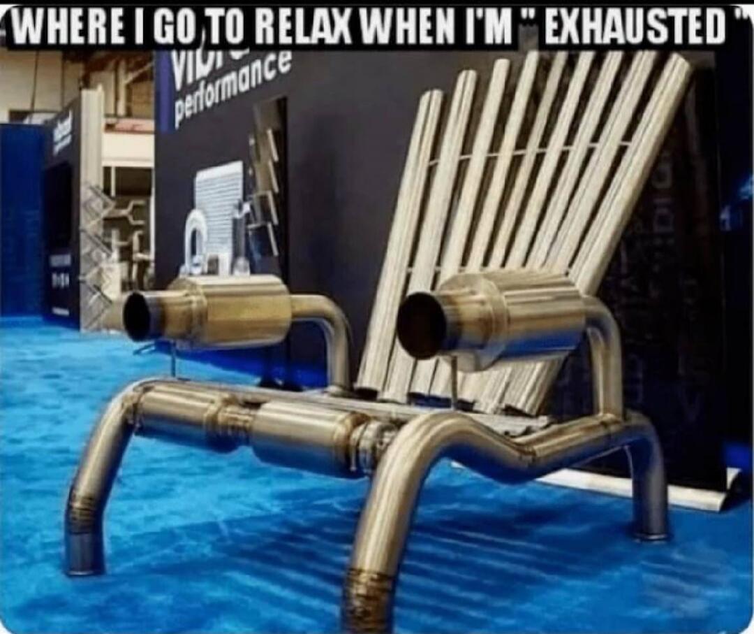 WHERE I GO TO RELAX WHEN I'M 'EXHAUSTED'